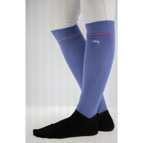 Chaussettes luxe bleu vintage