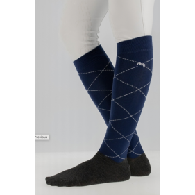 Chaussettes "luxe" marine