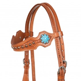 Bride Western Blue Stones...