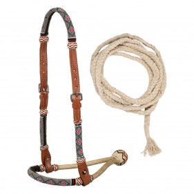 Set Bosal Perles + Rênes...