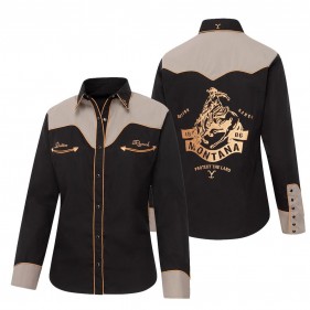 Chemise Dame Cowgirl Stars...